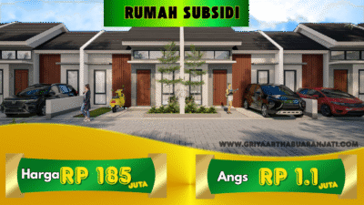 Rumah subsdi griya artha buaran jati
